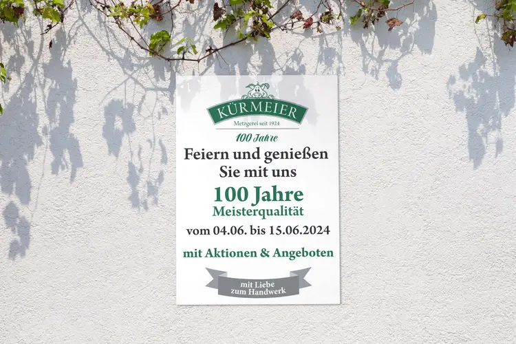 Metzgerei Kürmeier Plakate